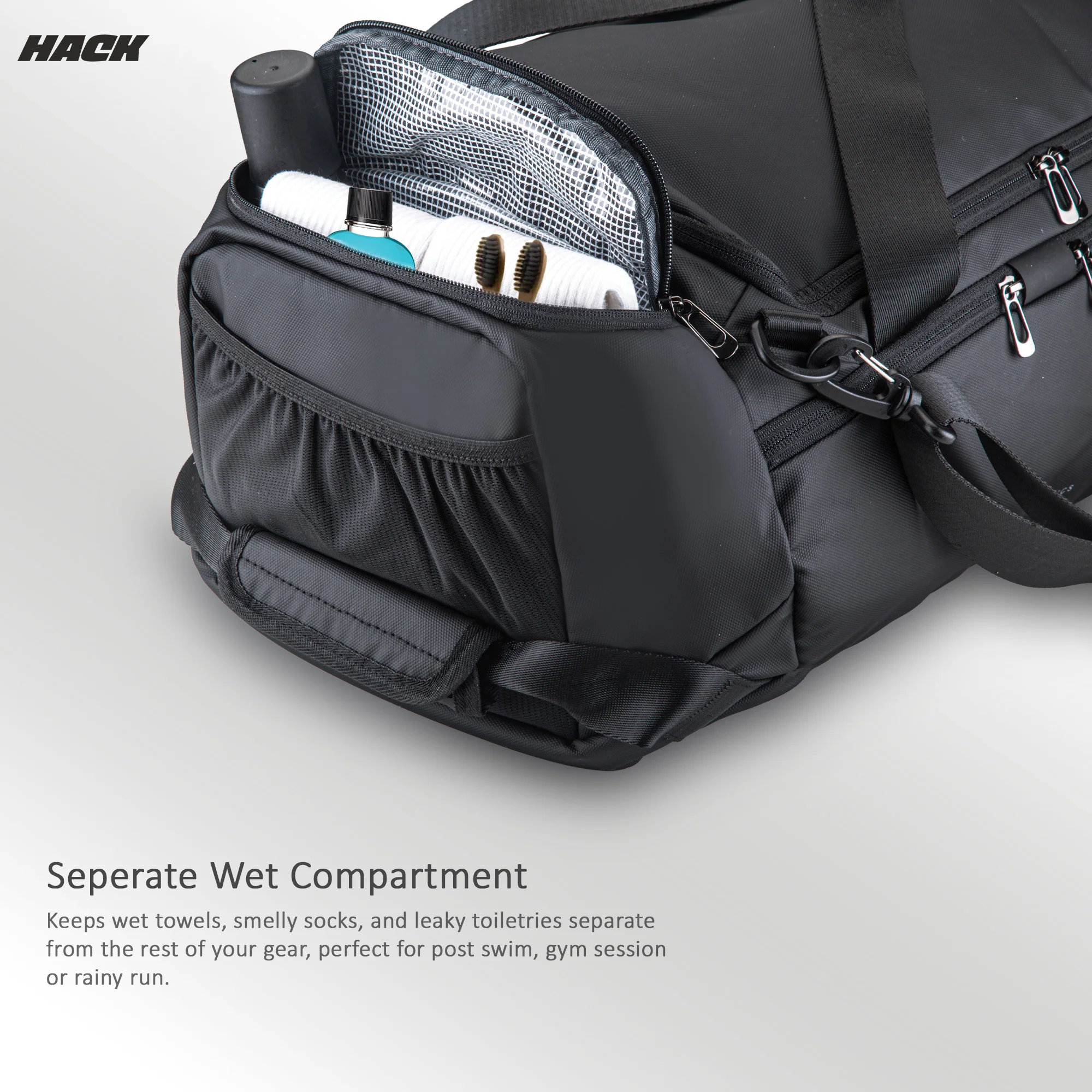 Hack Athletics 30L Duffle Gym Bag - Image 3
