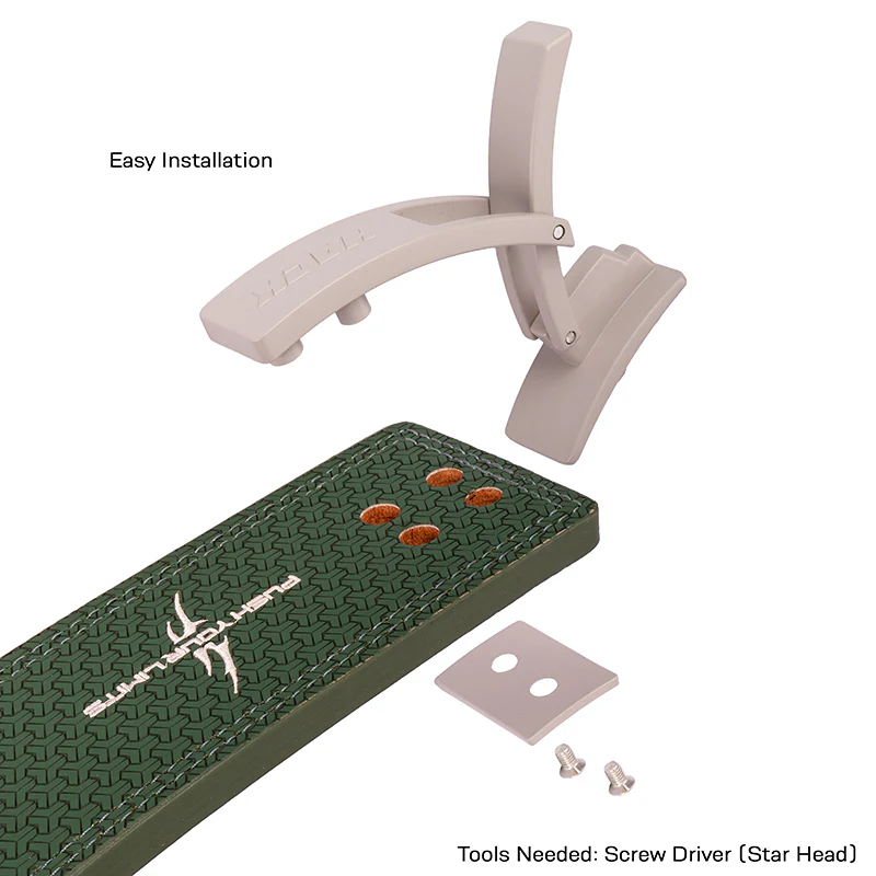 Hack Athletics Premium 13mm Lever Belt Signature Green (2 Claw) - Image 4